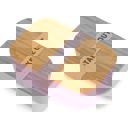  Pack of 3 Take Out Bamboo Lunch Box in Blush Pink | Eco-Friendly and Sustainable | 7.5" x 5" x 2"