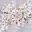  Painterly Flower and Bird Fine Art Style Bookmarks Pack of 30