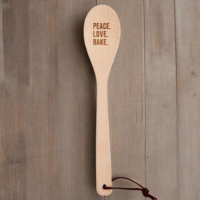 Giftable Wooden Spoons with Cute Sayings in Gift Bags | Kitchen Gift Stocking Stuffer 