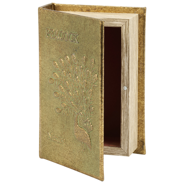 Vintage Book Box Stash Trinket Storage | Decorative Book-Shaped Storage