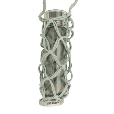 Perla Water Bottle Cross Body Carrier | Hands Free Portable Bottle Holder | Drinkware Accessories