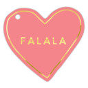  Pink Christmas Die-Cut Heart Gift Tag Book | 24 Gold Foil Blush Holiday Tags with Twine