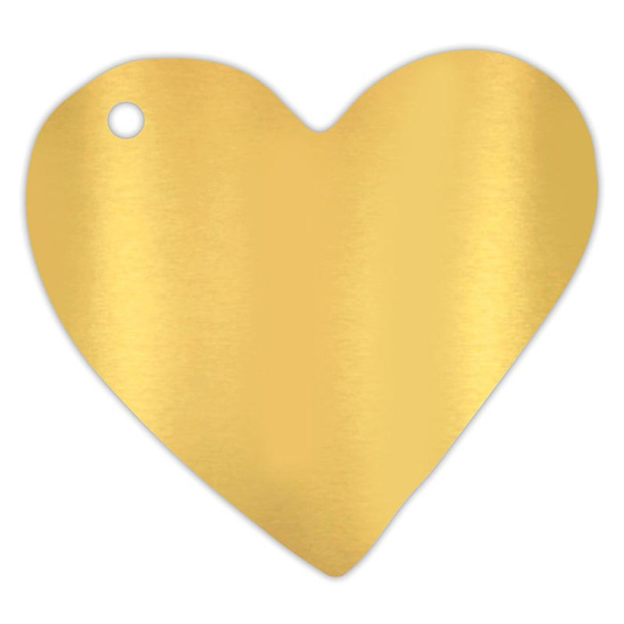 Pink Christmas Die-Cut Heart Gift Tag Book | 24 Gold Foil Blush Holiday Tags with Twine