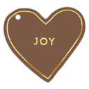  Pink Christmas Die-Cut Heart Gift Tag Book | 24 Gold Foil Blush Holiday Tags with Twine