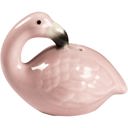  Pink Flamingo Salt & Pepper Set | 2 Sets, 4 Stoneware Pink Glazed Shakers