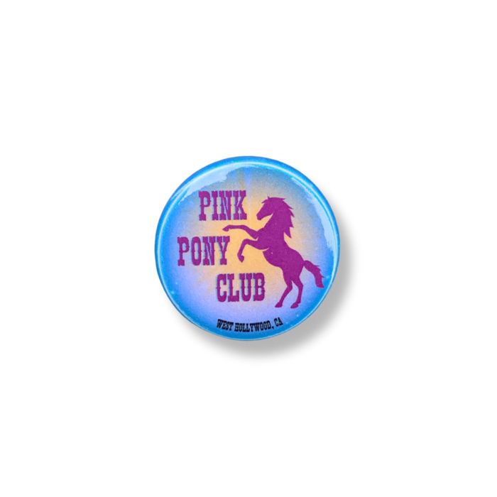 Pink Pony Club and Hot To Go 1.25" Buttons - Pinback Button Pins