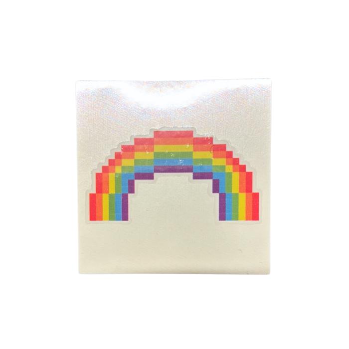Pixel Rainbow Temporary Mini Tattoo