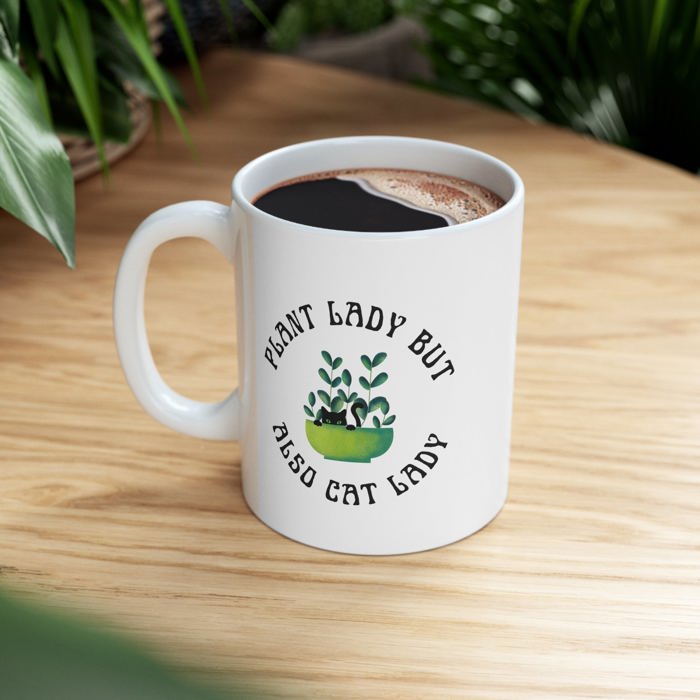 Plant Lady Coffee Mugs | Plant Lover Gifts, Funny Puns, Gift Mugs for Her