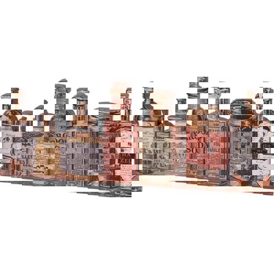 Potion Bottles Wooden Spooky Decor | Apothecary Standing Vintage Decor | Halloween 