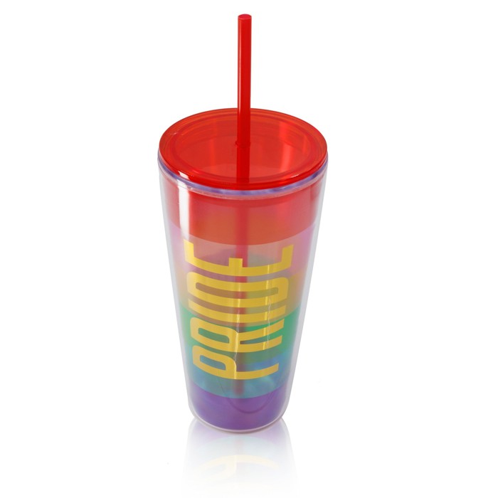 Pride LGBTQ Travel Tumbler | 22 oz | Double-Wall Acrylic | On-the Go Drinkware