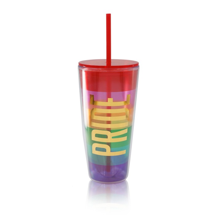 Pride LGBTQ Travel Tumbler | 22 oz | Double-Wall Acrylic | On-the Go Drinkware