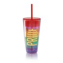  Pride LGBTQ Travel Tumbler | 22 oz | Double-Wall Acrylic | On-the Go Drinkware