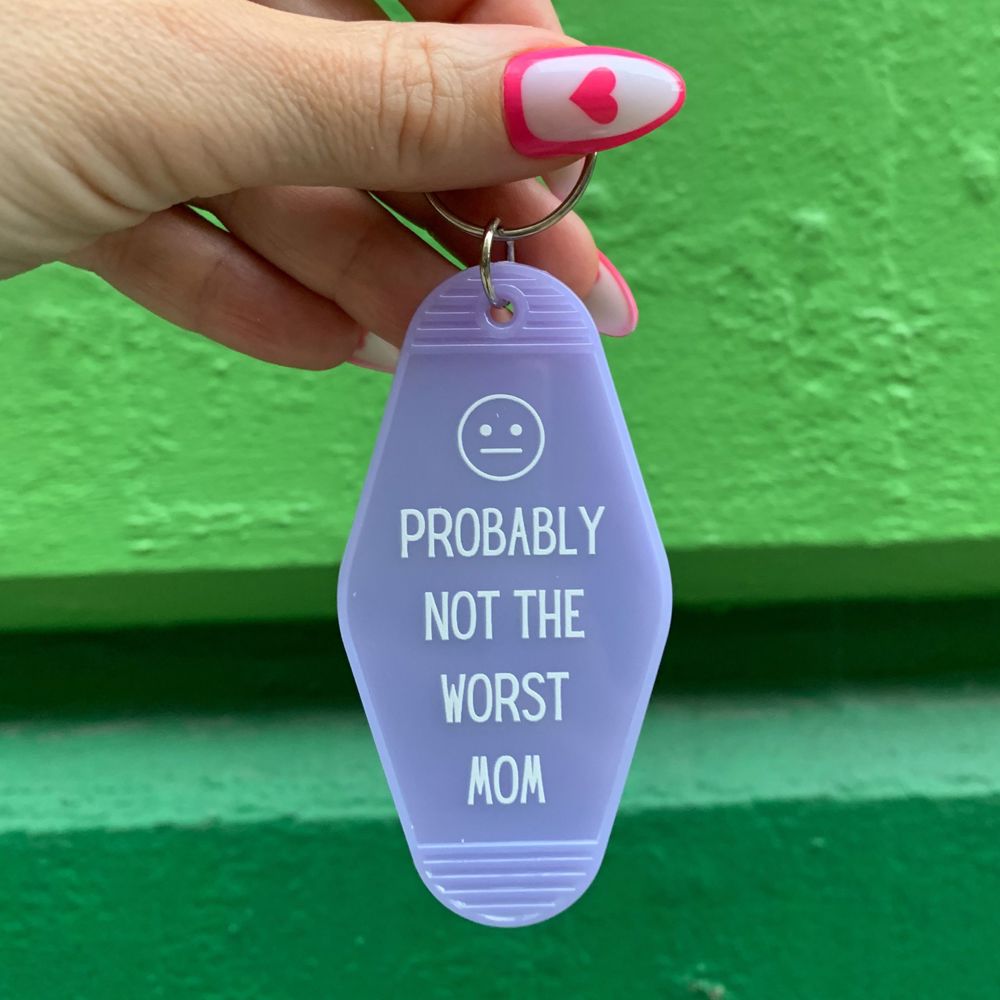 Vintage Style Motel Keychains with Funny Sayings in 30+ Styles