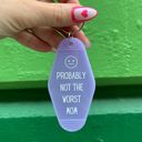 Probably Not the Worst Mom Vintage Style Motel Keychains with Funny Sayings in 30+ Styles