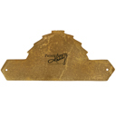  Prohibition Bar Door Plaque Wall Decor | Antique Brass Vintage Bar Hanging Metal Display | 9" x 3.50"