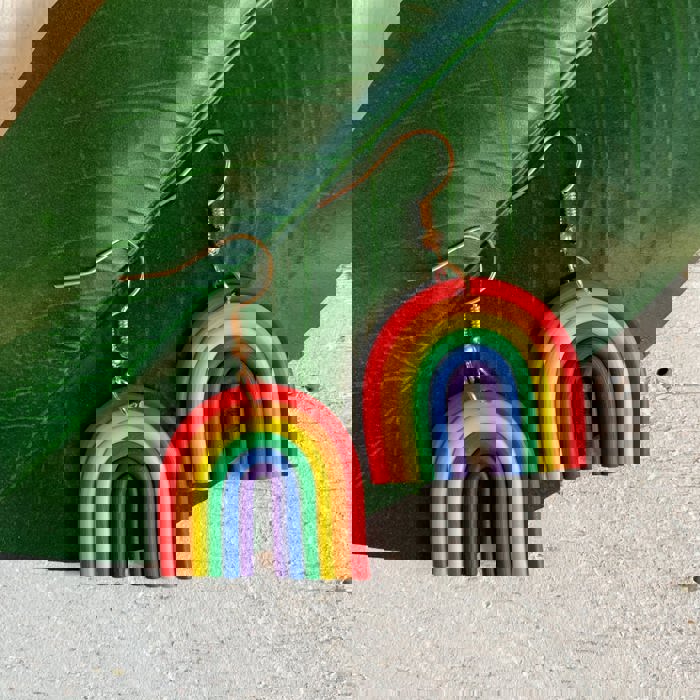 Rainbow Earrings | LGBTQ Pride Accessory, Parade Jewelry