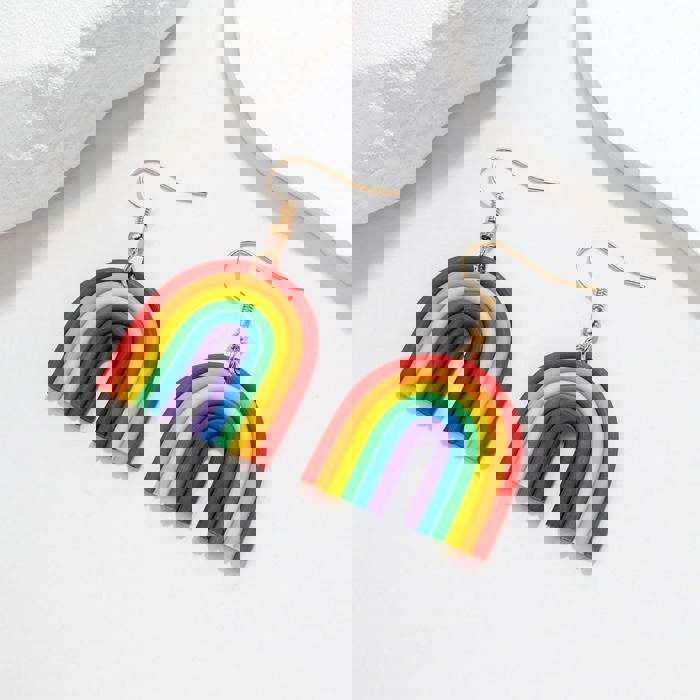 Rainbow Earrings | LGBTQ Pride Accessory, Parade Jewelry