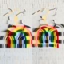  Rainbow Earrings | LGBTQ Pride Accessory, Parade Jewelry