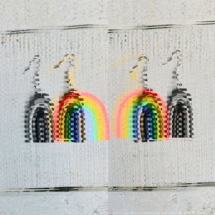 Rainbow Earrings | LGBTQ Pride Accessory, Parade Jewelry