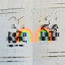  Rainbow Earrings | LGBTQ Pride Accessory, Parade Jewelry