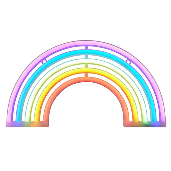 Rainbow Neon Led Light Lgbtq Pride Retro Wall Art Sign Jane Com