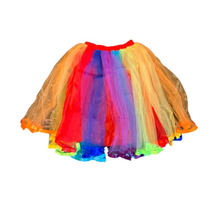 Rainbow Tutu - Adult One Size - Pride, Rave, Cosplay
