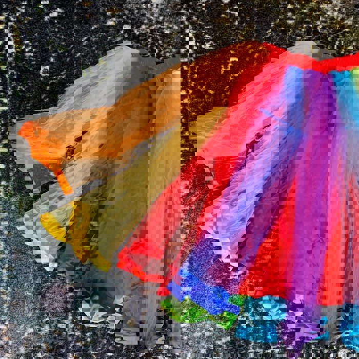 Rainbow Tutu - Adult One Size - Pride, Rave, Cosplay