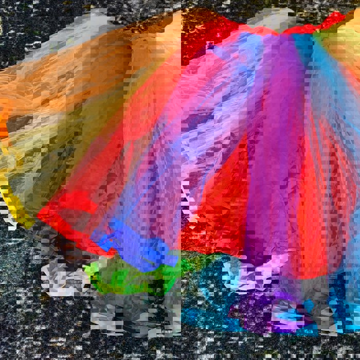 Rainbow Tutu - Adult One Size - Pride, Rave, Cosplay