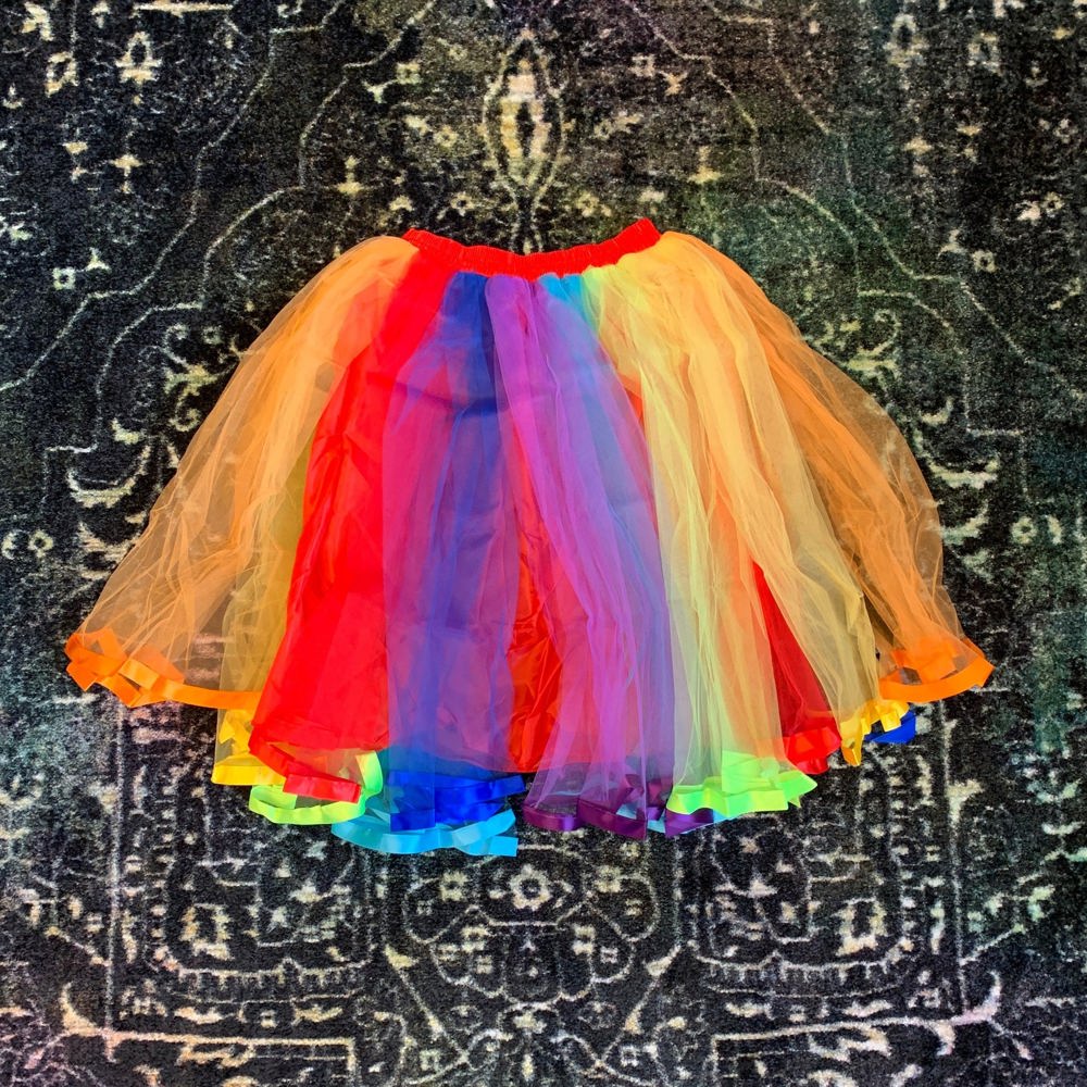 Rainbow Tutu - Adult One Size - Pride, Rave, Cosplay