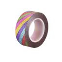  Rainbow Stripe Glitter Washi Tape