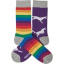 Rainbows And Unicorns  Funny Sayings Socks - Cozy Giftable Women's Crew Socks