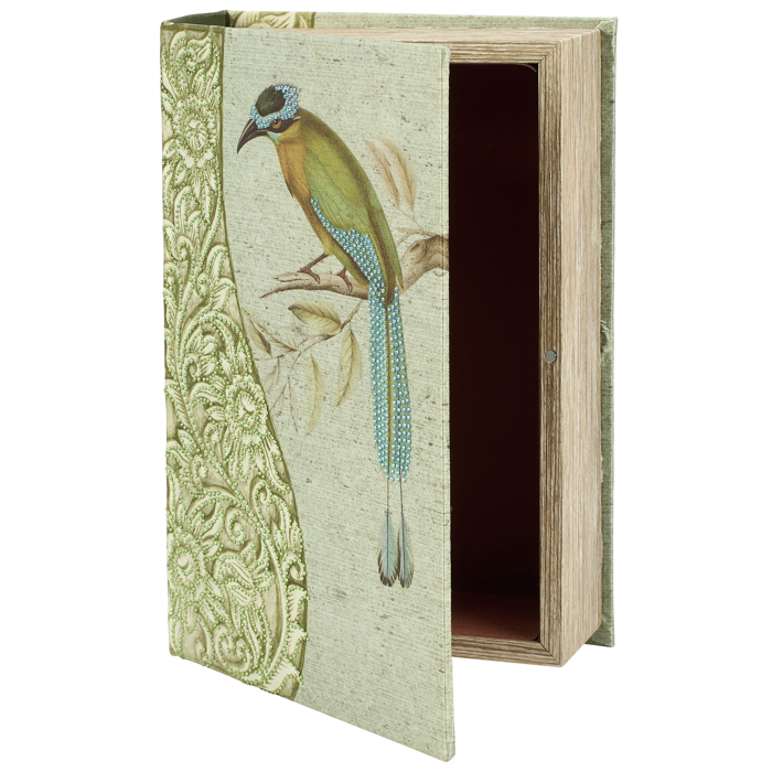 Vintage Book Box Stash Trinket Storage | Decorative Book-Shaped Storage