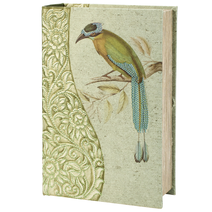 Vintage Book Box Stash Trinket Storage | Decorative Book-Shaped Storage