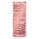  Raise A Glass Collins Cocktail Glass in Pink | 17 oz.