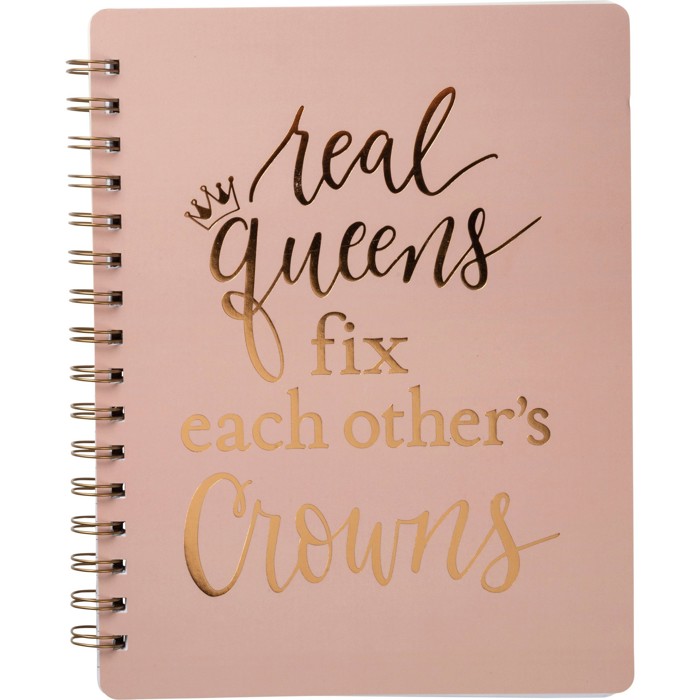 Pretty Spiral Notebooks with Quotes and Illustrations in 16+ Styles