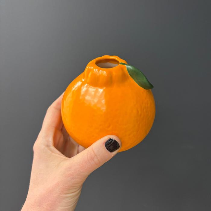 Realistic Orange Vase