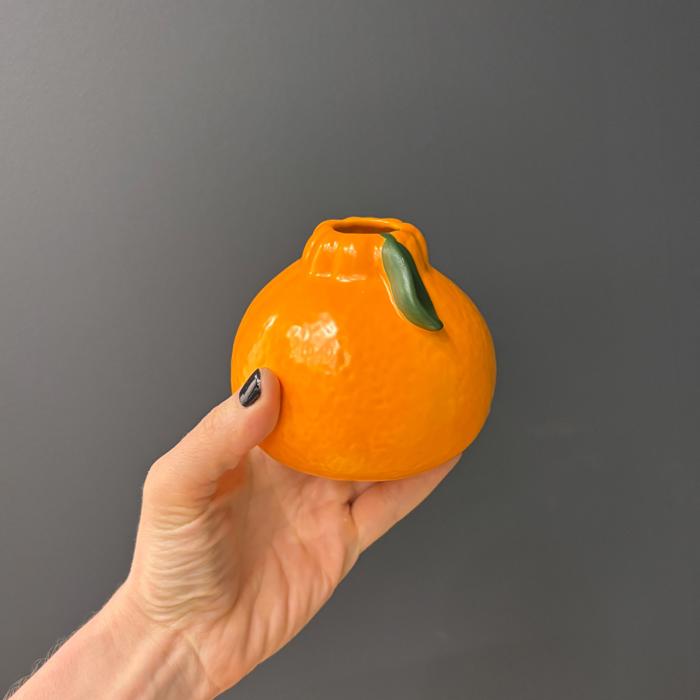 Realistic Orange Vase