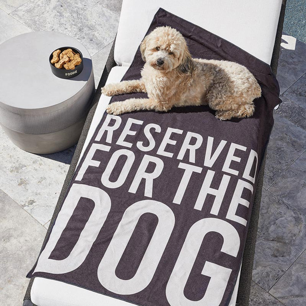 Reserved For the Dog Microfiber Pet Towel | 56" x 28"