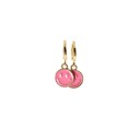  Retro '80s-'90s Dual Happy Face Charm Earrings in Pink | Gift for Her Fashion Jewelry Happy Face Earrings and Necklaces | Retro 80's | Fun Gift for Her Fashion Jewelry y2K 90s Gen Z 