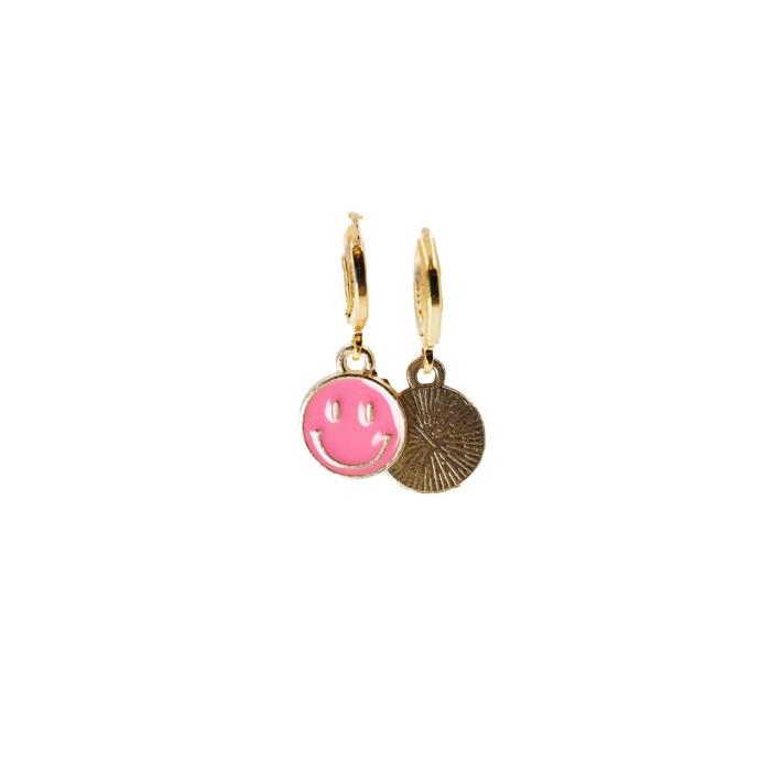 Happy Face Earrings and Necklaces | Retro 80's | Fun Gift for Her Fashion Jewelry y2K 90s Gen Z 