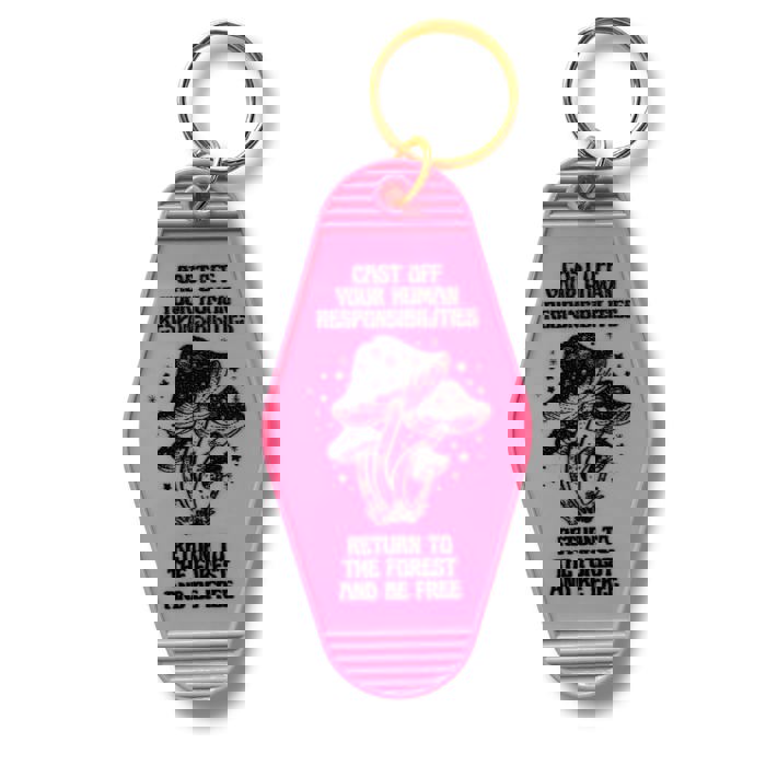 Return to the Forest Motel Style Keychain 🍄 🌳 (NEW STYLE)