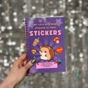  Reusable Sticker Storage Book | I Am Very Emotionally Attached to These Stickers | 50 Blank Pages Silicone Coated Release Paper Album