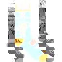  Ringmaster Of The Shit Show Funny Socks | Blue Circus Graphic Crew Socks