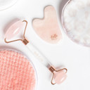  Rose Quartz Roller and Stone Tool Kit | Face Massager Skincare Set
