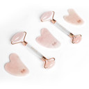  Rose Quartz Roller and Stone Tool Kit | Face Massager Skincare Set