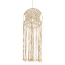  Round Hoop Macrame Bohemian Decor | Decorative Macrame Wall Hanging | 10" x 27.5"
