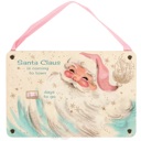  Santa Claus Is Coming To Town Countdown Wheel in Pastel Color | Hanging Wooden Christmas Decor