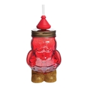 Santa Sipper Pretty Glass Cocktail Straw Sippers