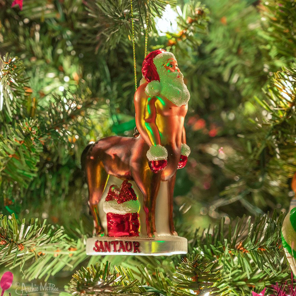 Santaur (Santa Centaur) Christmas Ornament