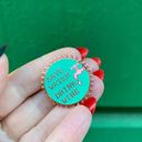  Save Water Drink Wine Pink and Green Enamel Pin on Gift Card
